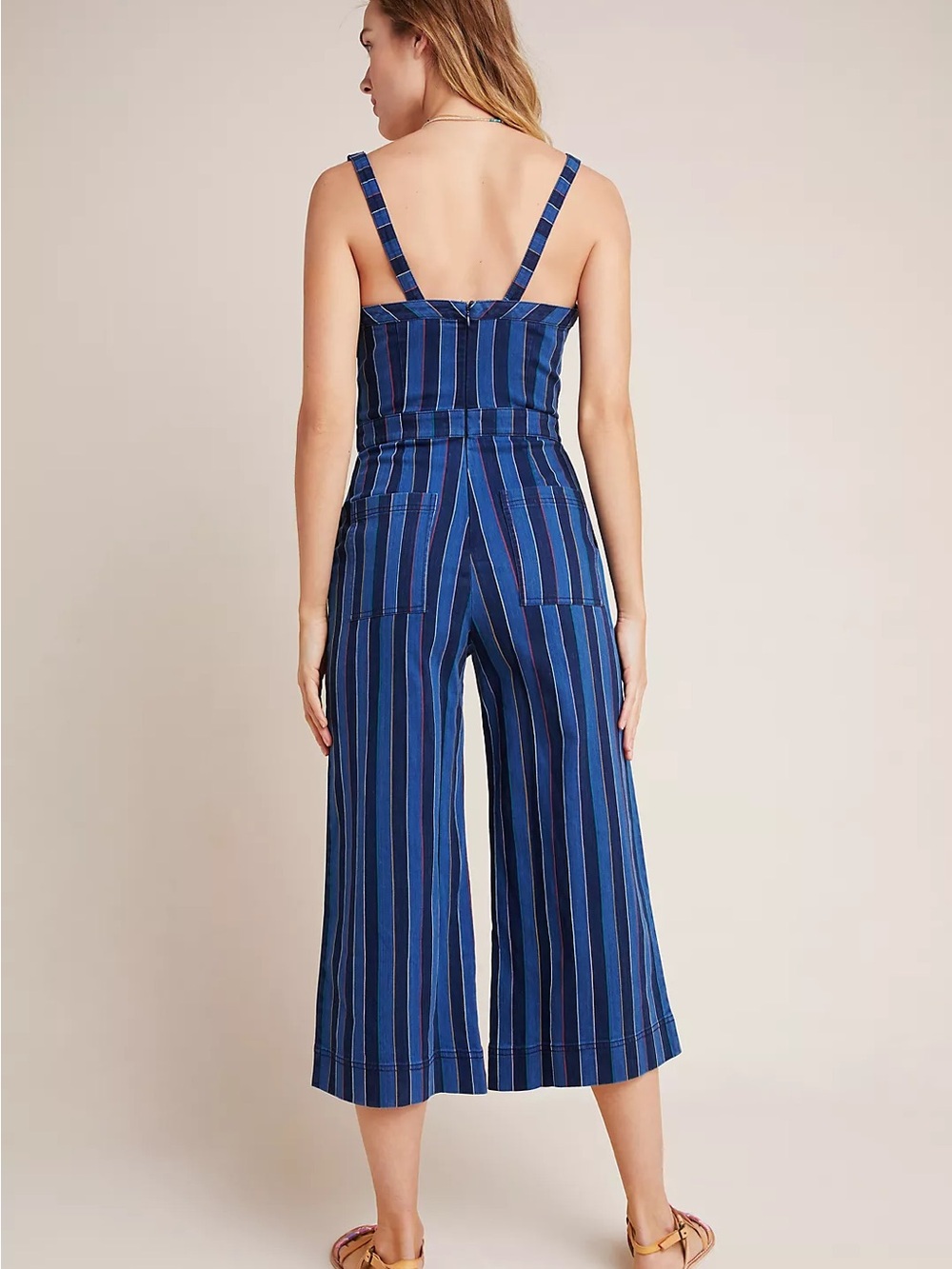 Anthropologie Nicola Jumpsuit Retro Casual Utility Chic 0P - Picture 4 of 9